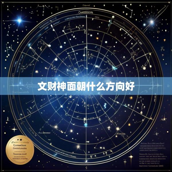 文财神面朝什么方向好