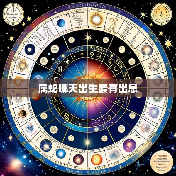 属蛇哪天出生最有出息