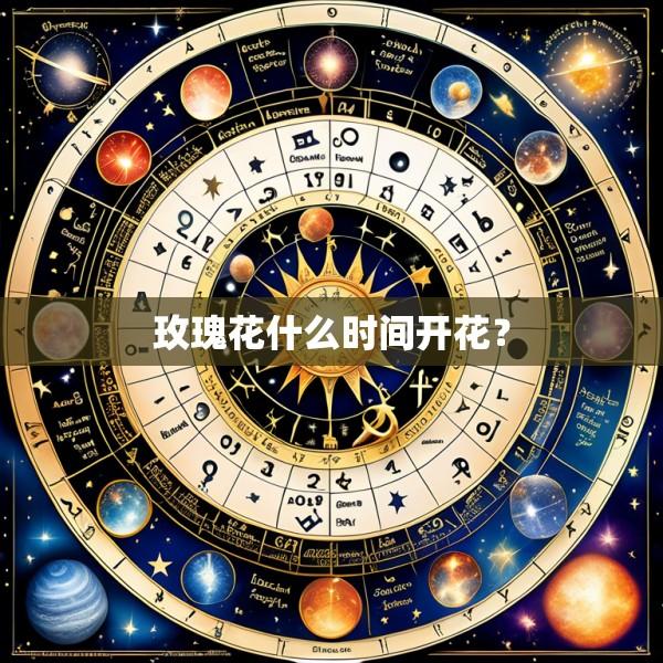 玫瑰花什么时间开花？