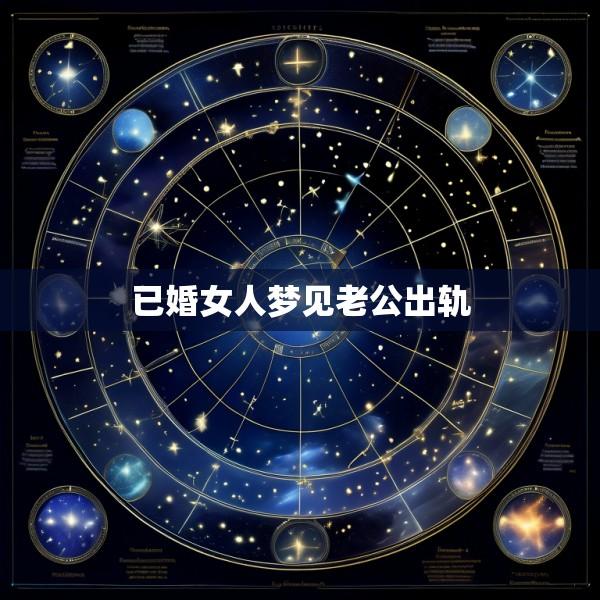 已婚女人梦见老公出轨