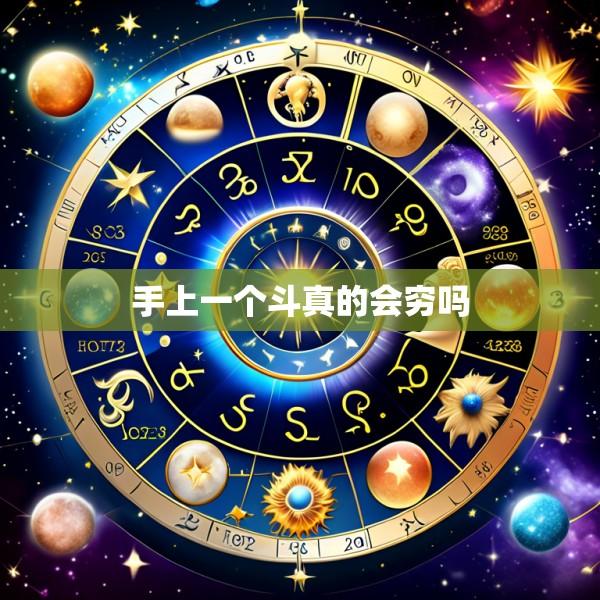 手上一个斗真的会穷吗