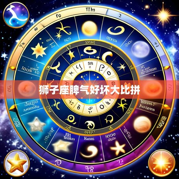 狮子座脾气好坏大比拼