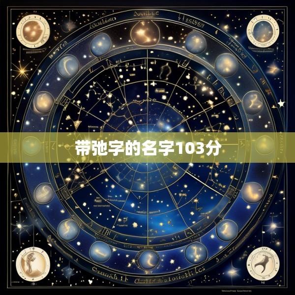 带弛字的名字103分