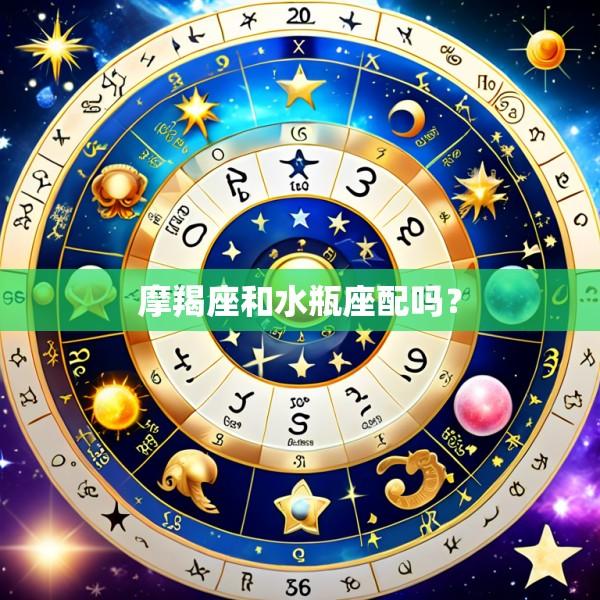 摩羯座和水瓶座配吗？
