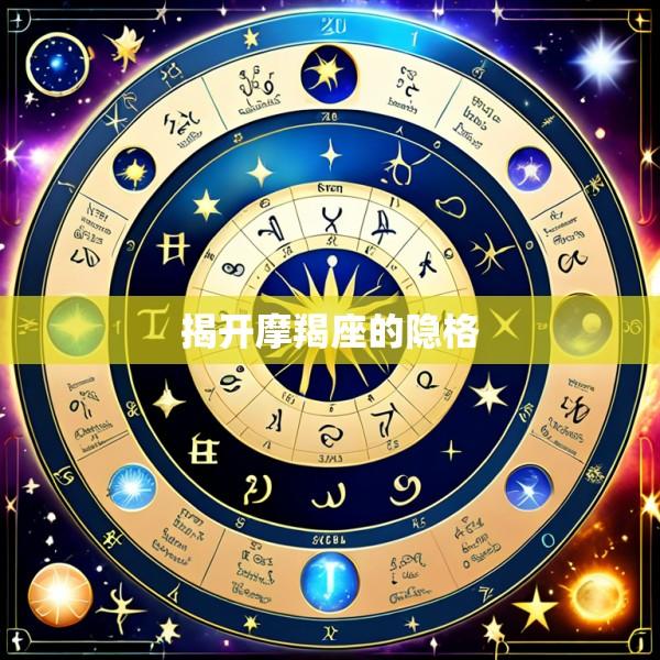 揭开摩羯座的隐格