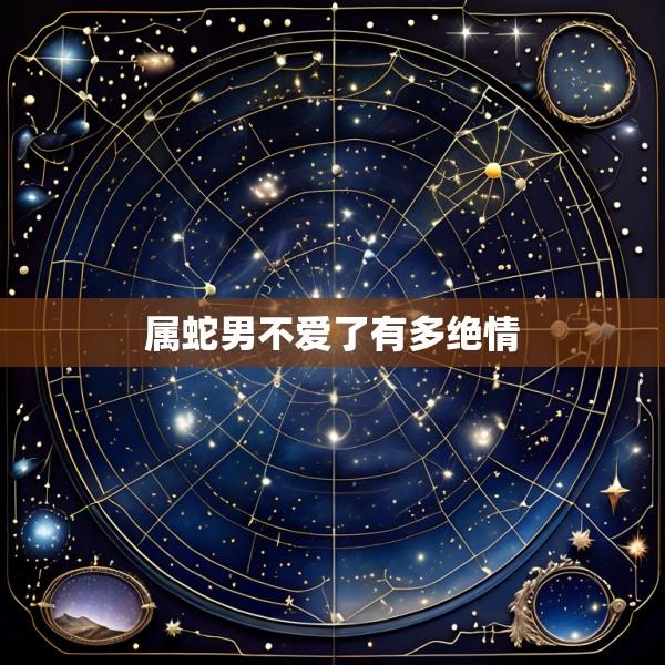属蛇男不爱了有多绝情