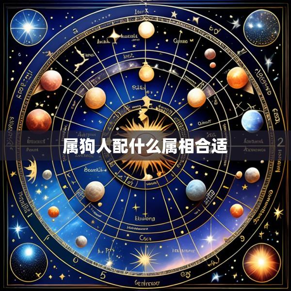 属狗人配什么属相合适