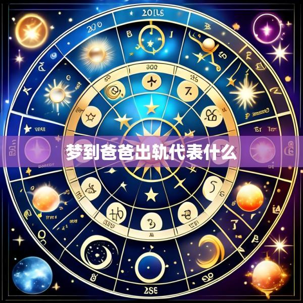 梦到爸爸出轨代表什么