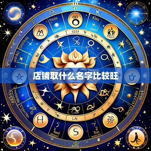 店铺取什么名字比较旺