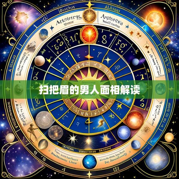 扫把眉的男人面相解读