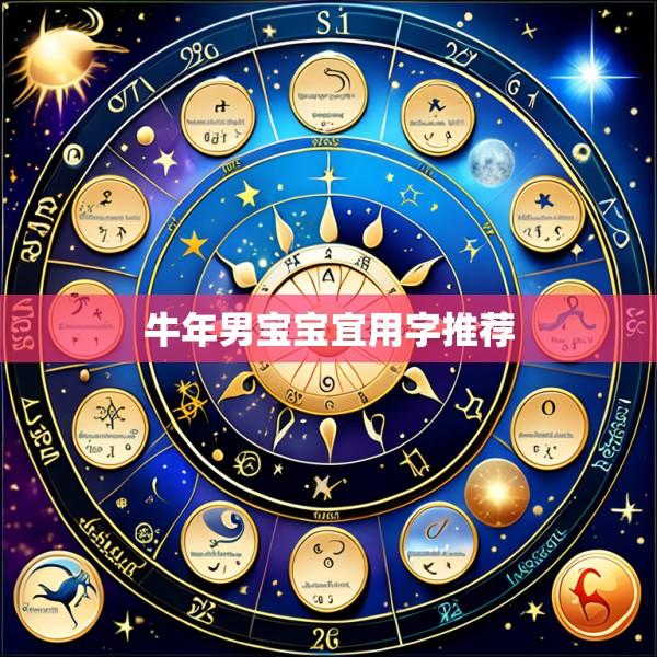 牛年男宝宝宜用字推荐