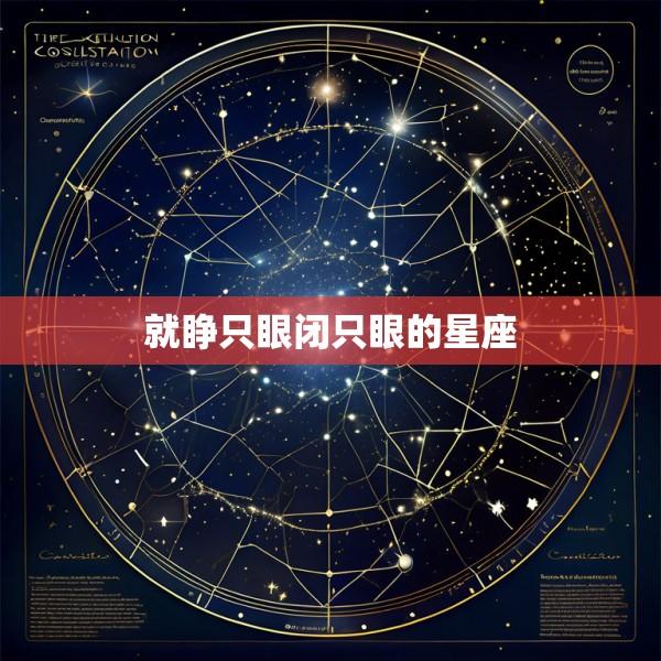 就睁只眼闭只眼的星座