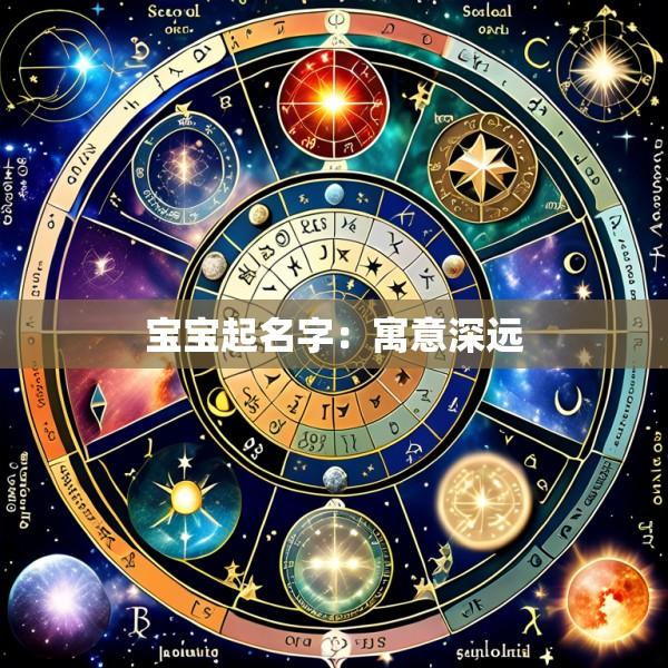 宝宝起名字：寓意深远