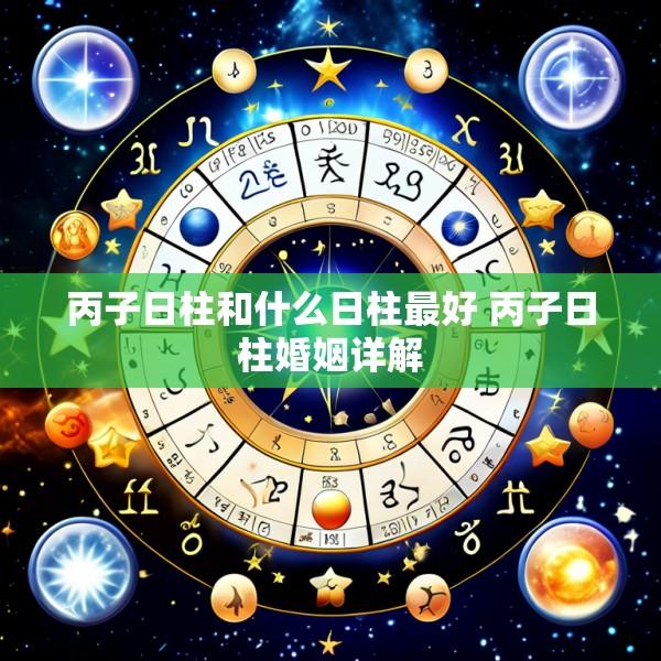 丙子日柱和什么日柱最好 丙子日柱婚姻详解