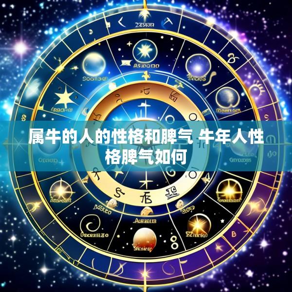属牛的人的性格和脾气 牛年人性格脾气如何