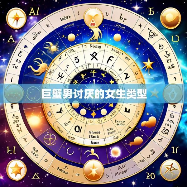 巨蟹男讨厌的女生类型