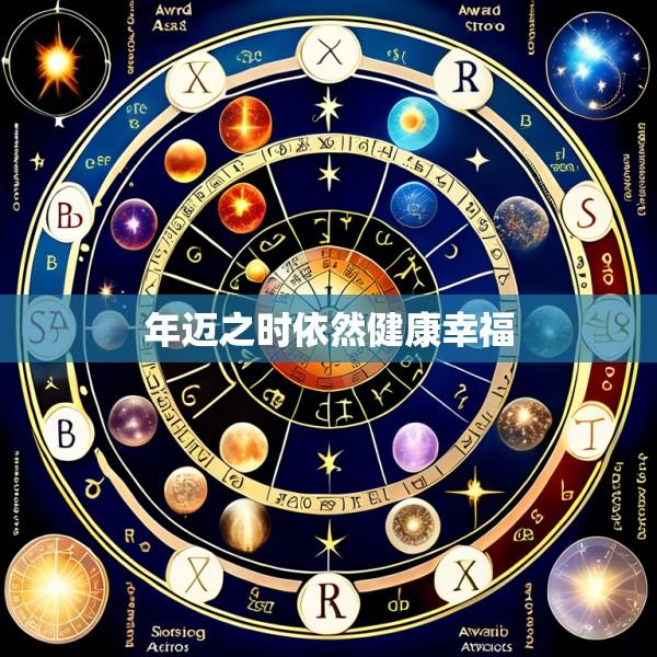 年迈之时依然健康幸福