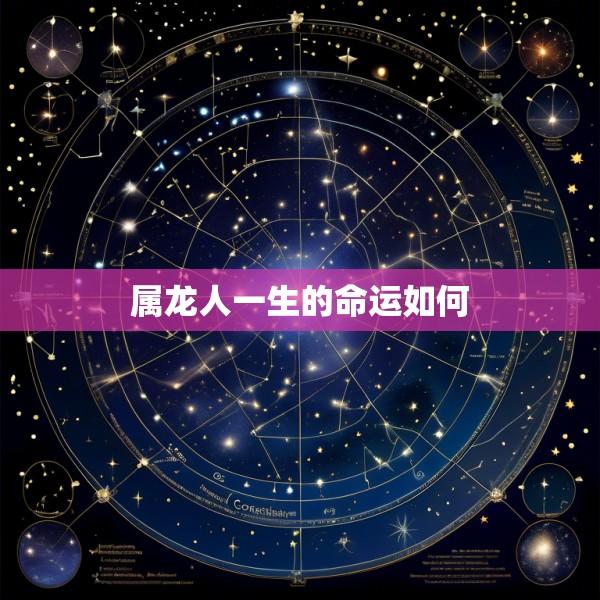 属龙人一生的命运如何