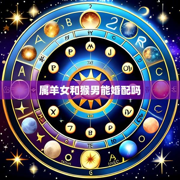 属羊女和猴男能婚配吗
