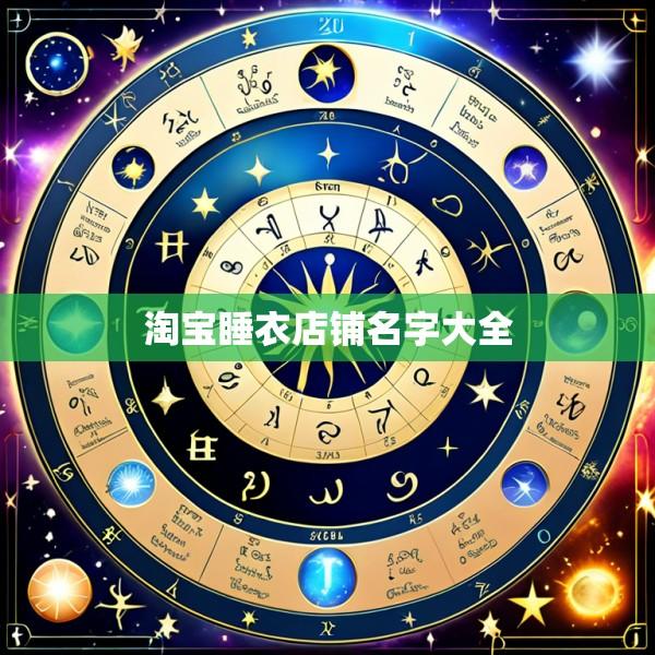 淘宝睡衣店铺名字大全
