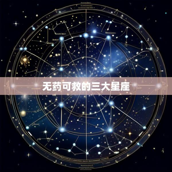 无药可救的三大星座