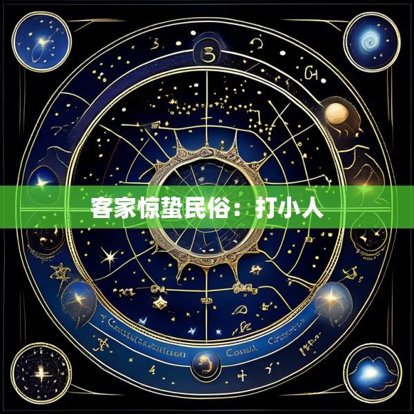 客家惊蛰民俗：打小人