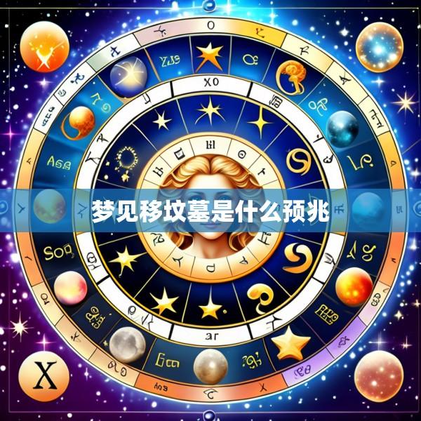 梦见移坟墓是什么预兆