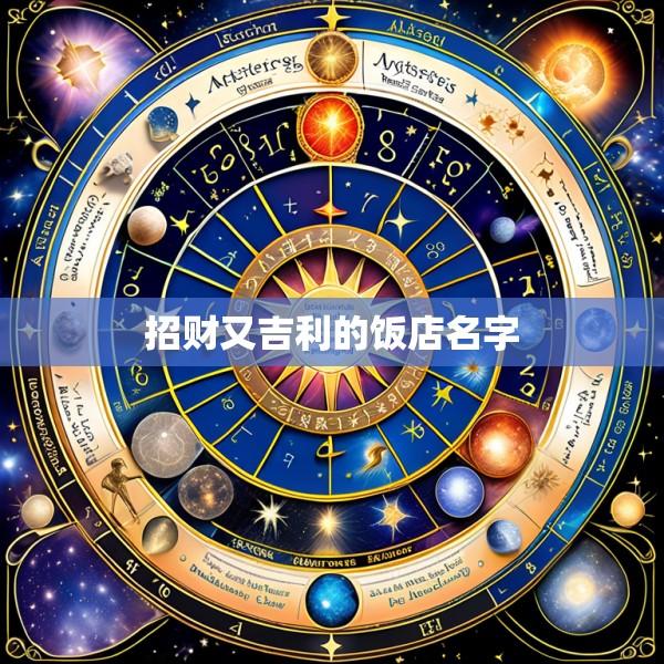 招财又吉利的饭店名字
