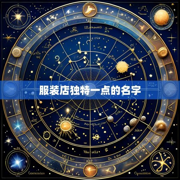 服装店独特一点的名字