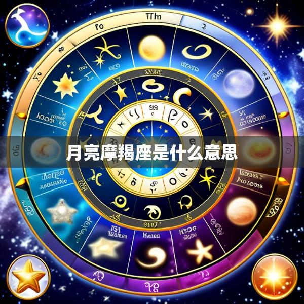 月亮摩羯座是什么意思