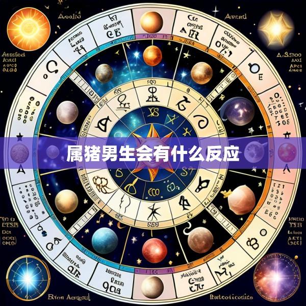 属猪男生会有什么反应