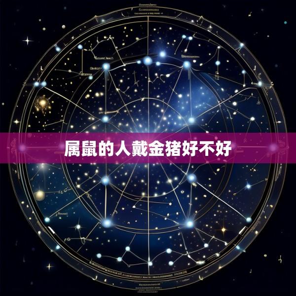 属鼠的人戴金猪好不好