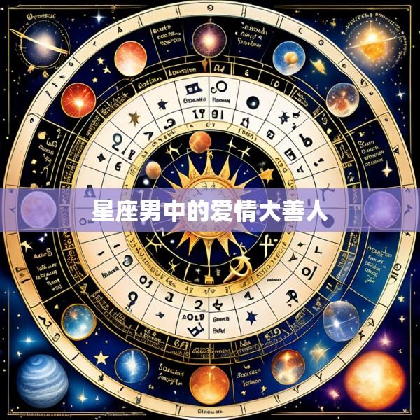 星座男中的爱情大善人