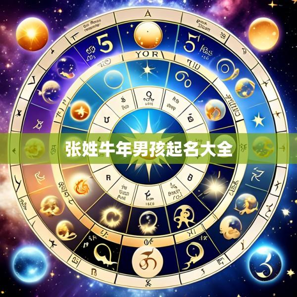 张姓牛年男孩起名大全