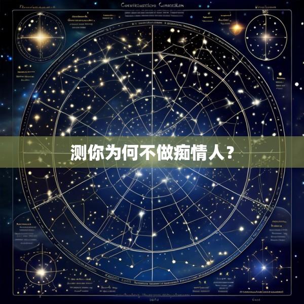 测你为何不做痴情人？