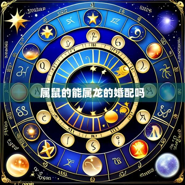 属鼠的能属龙的婚配吗
