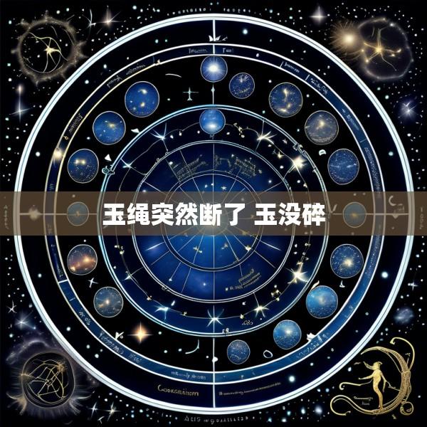 玉绳突然断了 玉没碎