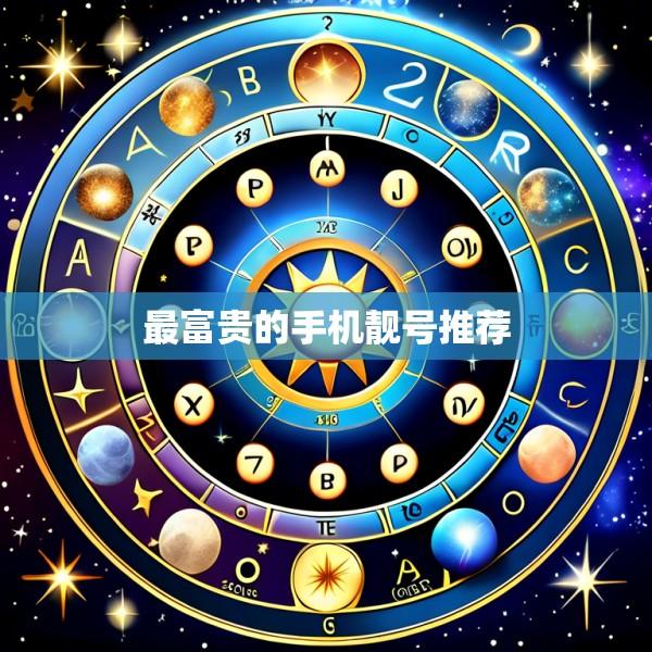 最富贵的手机靓号推荐