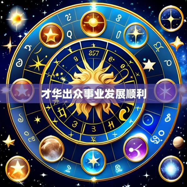 才华出众事业发展顺利