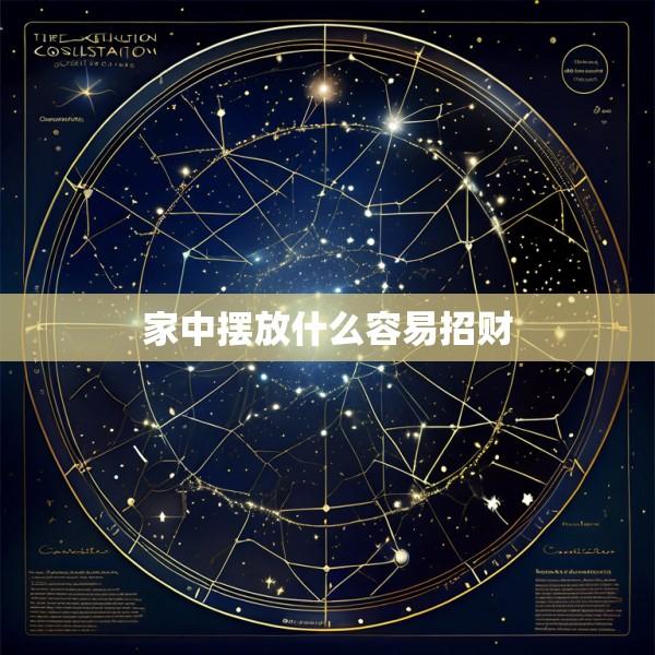 家中摆放什么容易招财
