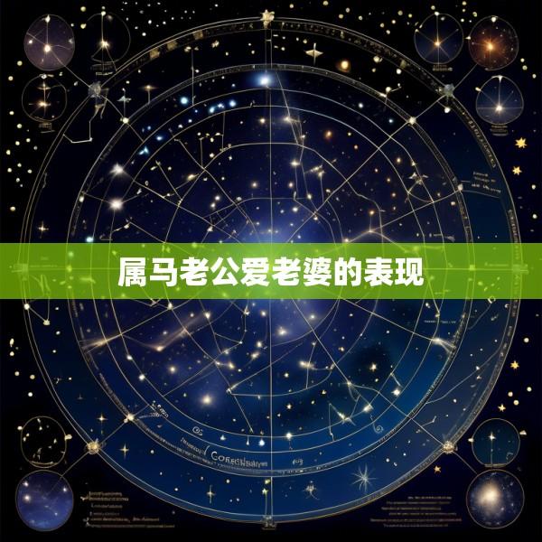 属马老公爱老婆的表现