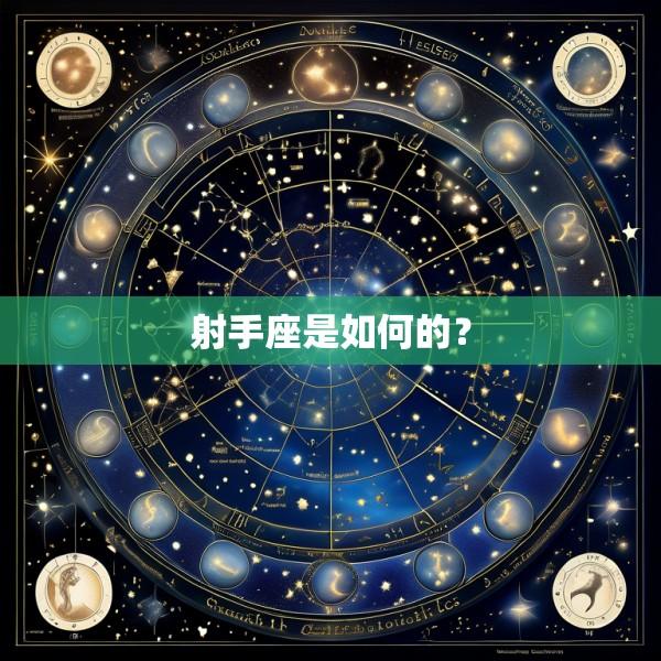 射手座是如何的？