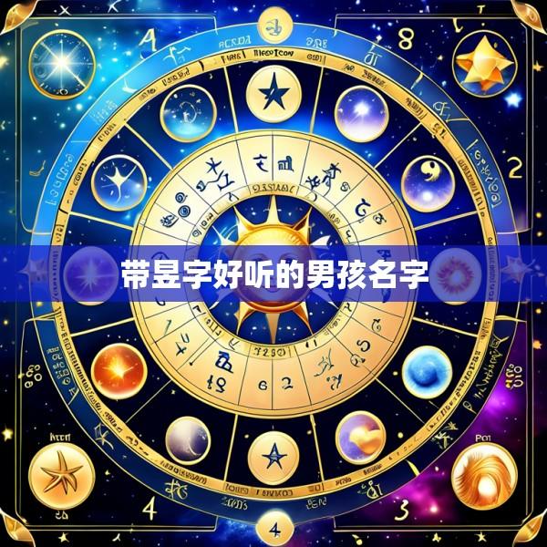 带昱字好听的男孩名字