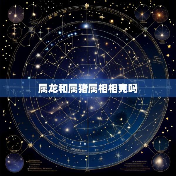属龙和属猪属相相克吗