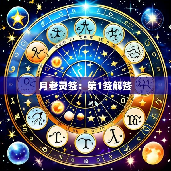 月老灵签：第1签解签
