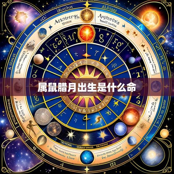 属鼠腊月出生是什么命