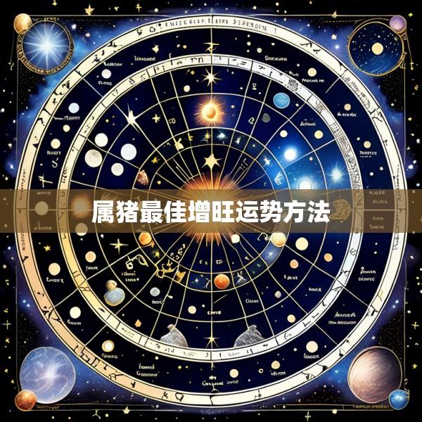属猪最佳增旺运势方法