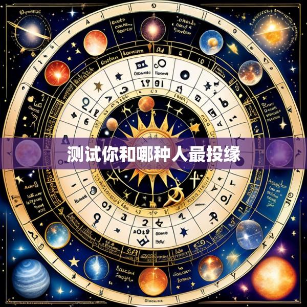 测试你和哪种人最投缘