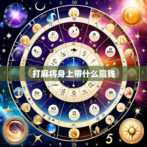 打麻将身上带什么赢钱