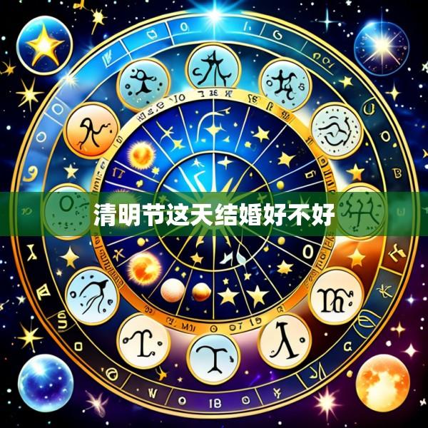 清明节这天结婚好不好